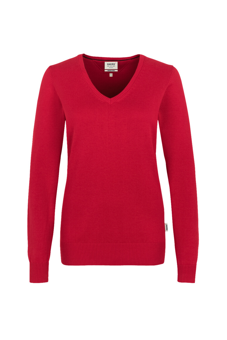 HAKRO | No. 133 | Damen V-Pullover Premium-Cotton